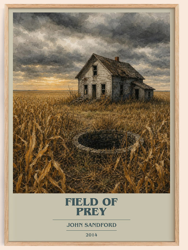 Field of Prey Book Cover Poster by John Sandford