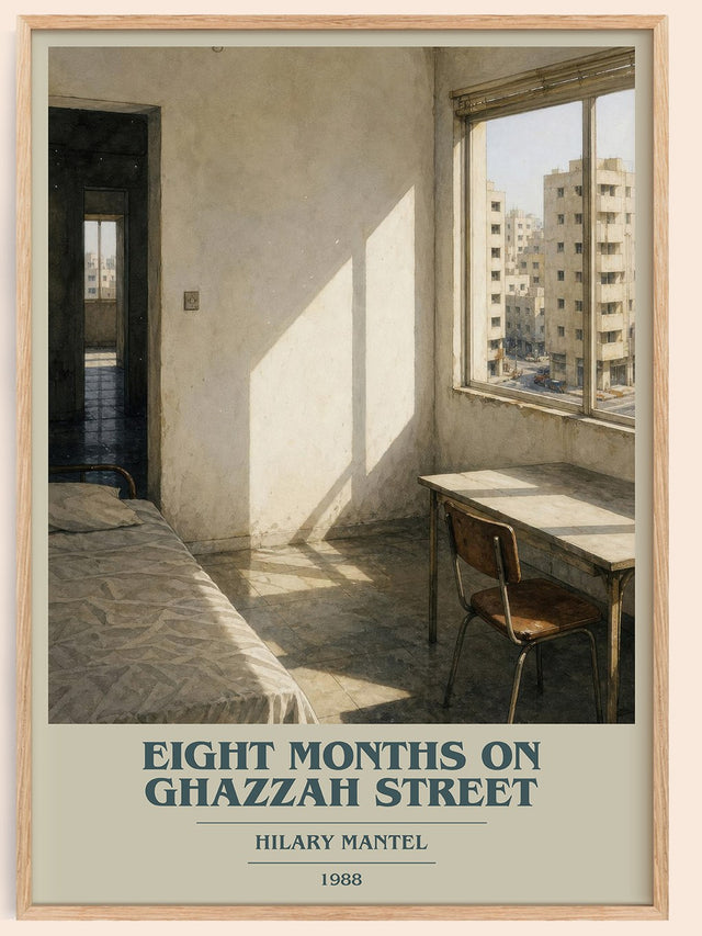 Eight Months on Ghazzah Street Book Cover Poster by Hilary Mantel