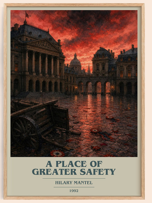 A Place of Greater Safety Book Cover Poster by Hilary Mantel