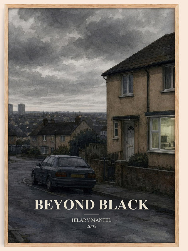 Beyond Black Book Watercolour Illustration by Hilary Mantel