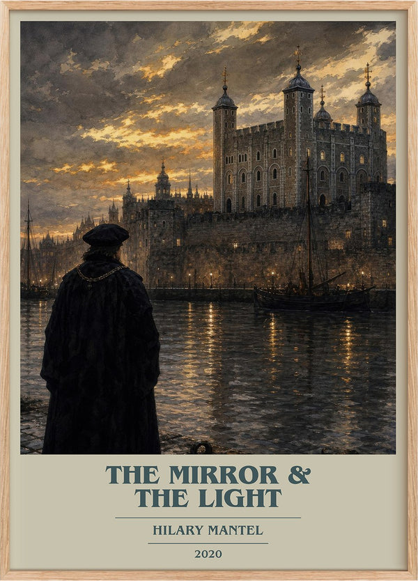 The Mirror & the Light Book Cover Poster by Hilary Mantel