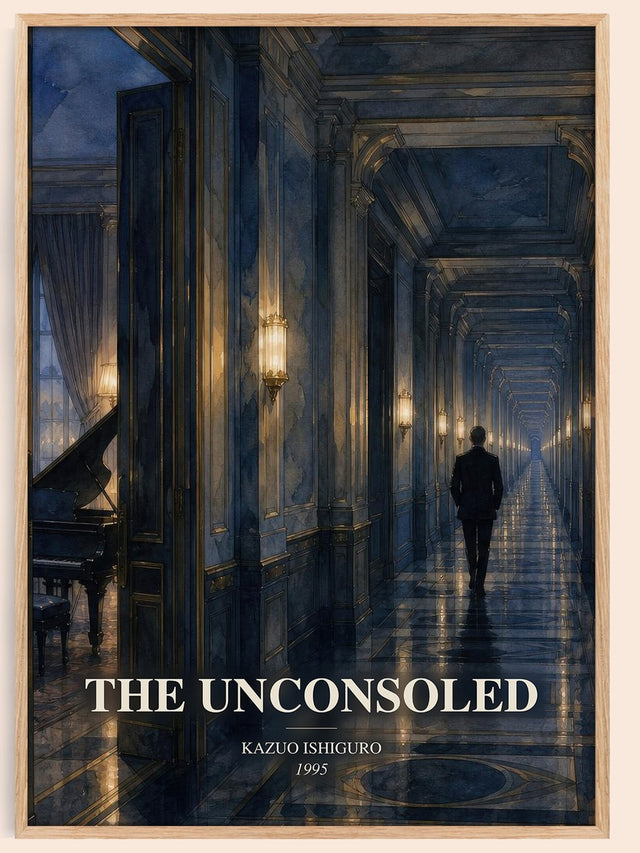 The Unconsoled Book Watercolour Illustration by Kazuo Ishiguro