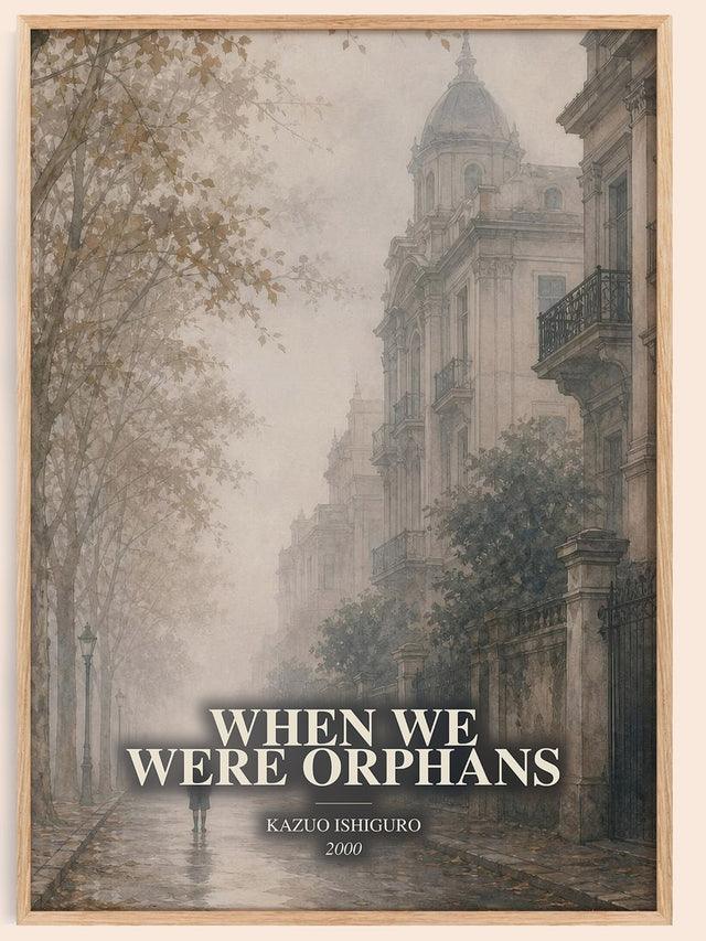 When We Were Orphans Book Watercolour Illustration by Kazuo Ishiguro