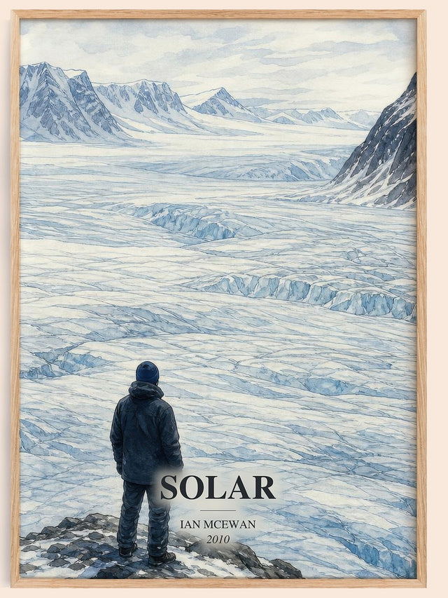 Solar Book Watercolour Illustration by Ian McEwan
