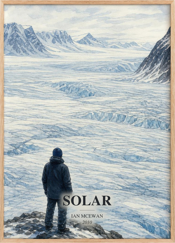 Solar Book Watercolour Illustration by Ian McEwan