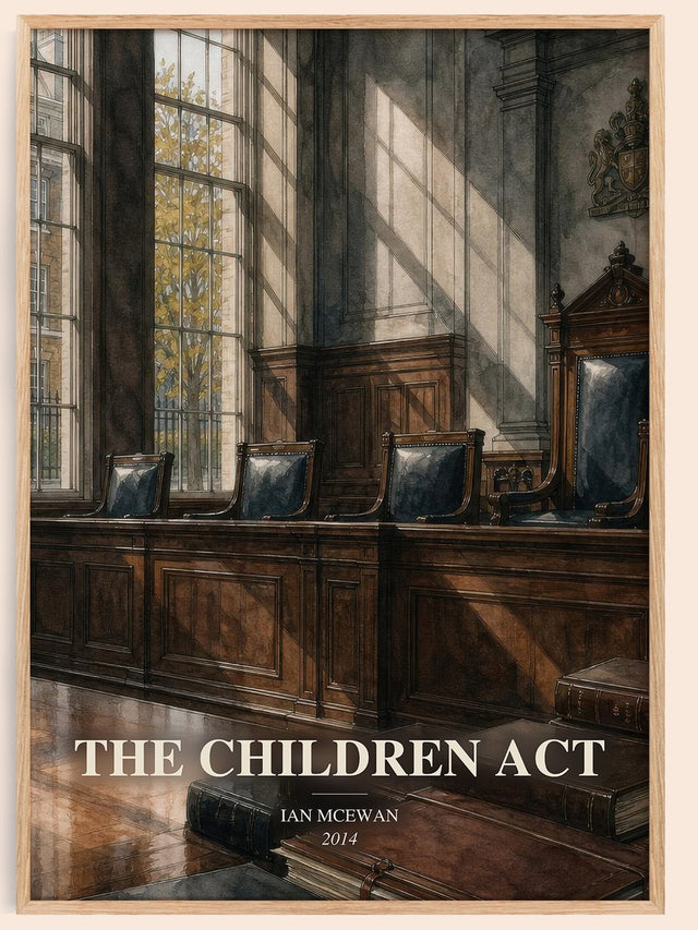 The Children Act Book Watercolour Illustration by Ian McEwan