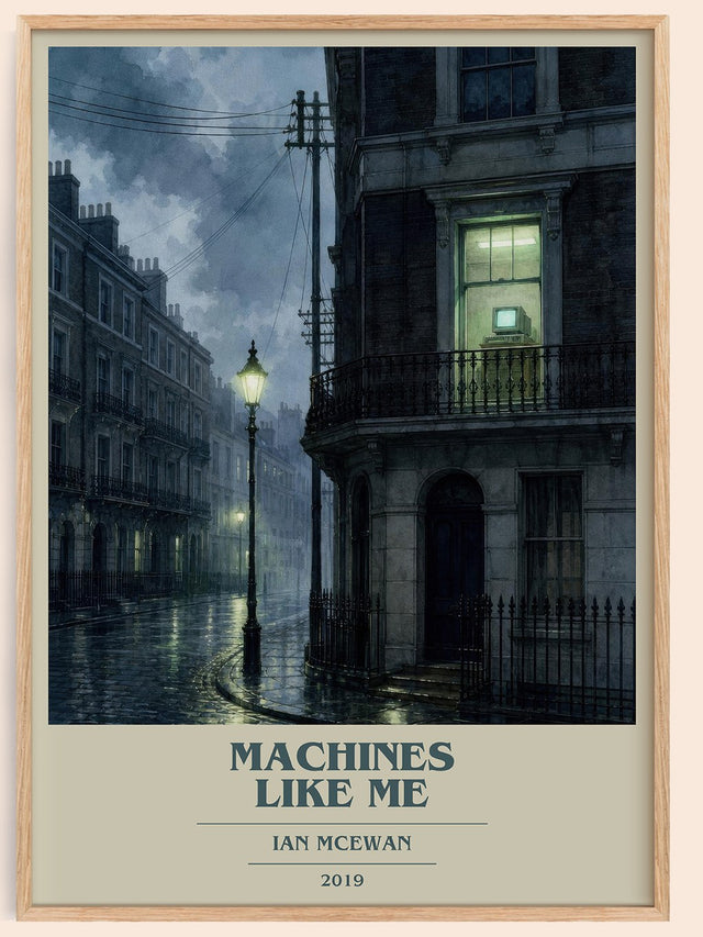 Machines Like Me Book Cover Poster by Ian McEwan