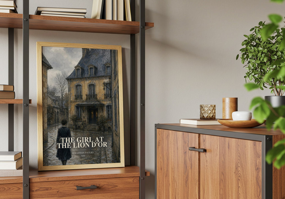 The Girl at the Lion d'Or book watercolour illustration paper finish options – matte satin gloss