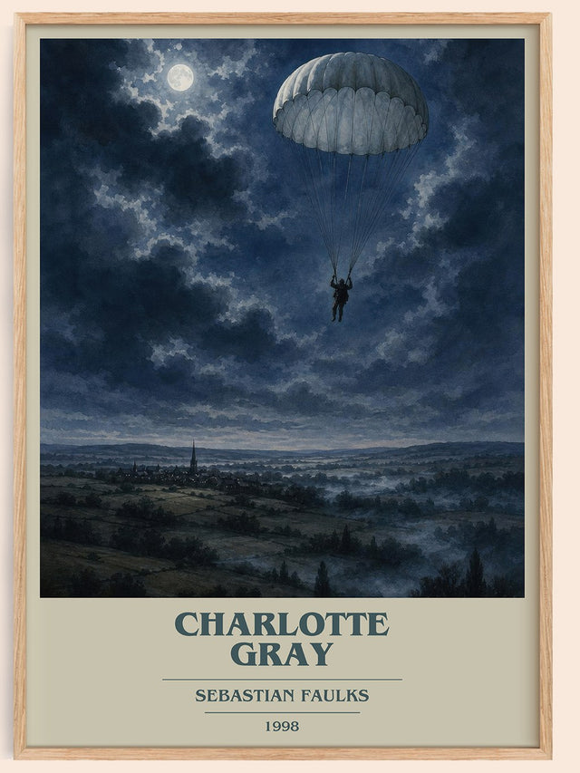 Charlotte Gray Book Cover Poster by Sebastian Faulks