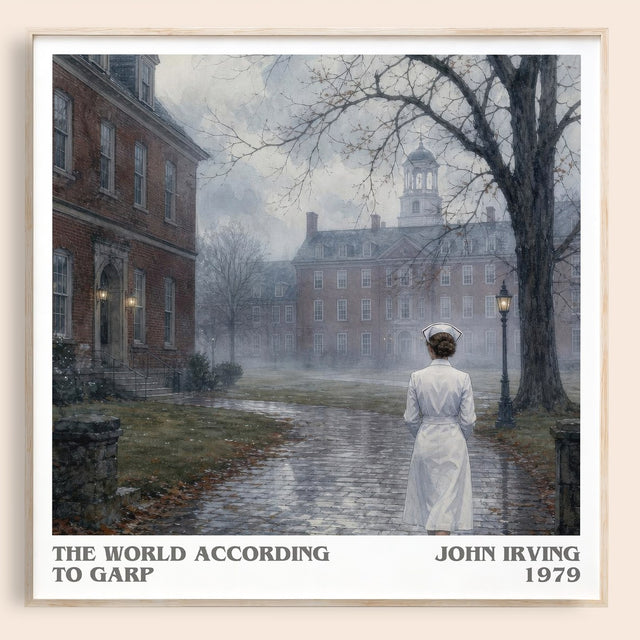 The World According to Garp Literary Art Print by John Irving
