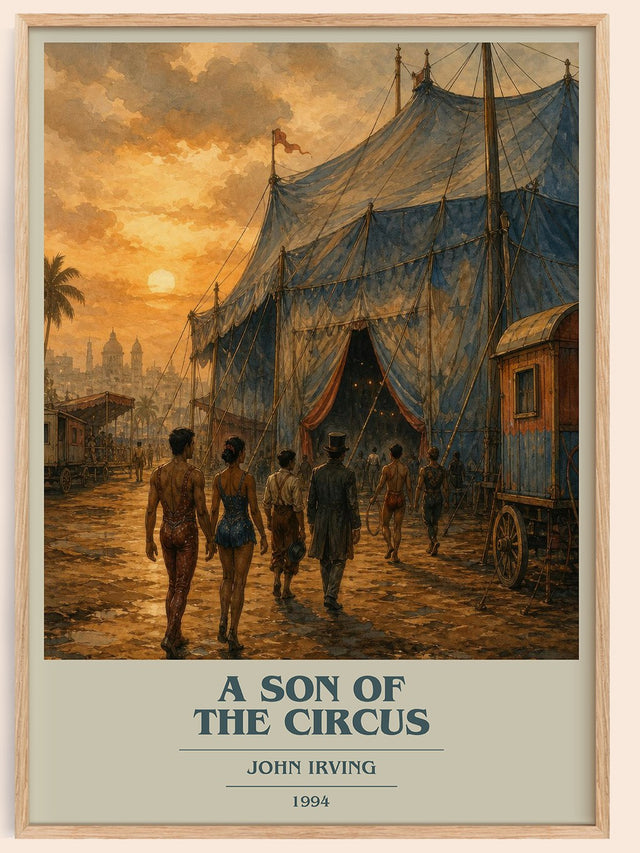 A Son of the Circus Book Cover Poster by John Irving
