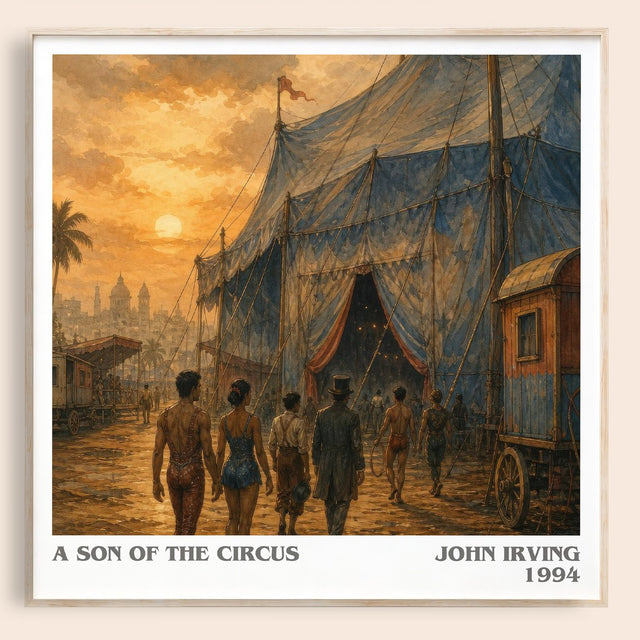 A Son of the Circus Literary Art Print by John Irving
