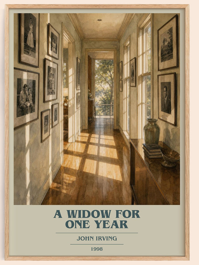 A Widow for One Year Book Cover Poster by John Irving