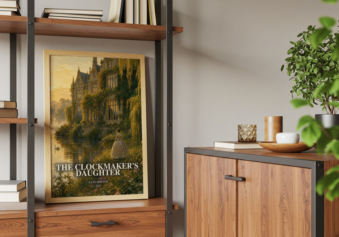 The Clockmaker's Daughter book watercolour illustration paper finish options – matte satin gloss