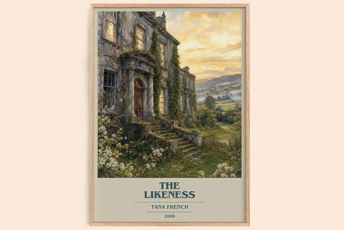 The Likeness book cover book poster by Tana French – framed literary art print