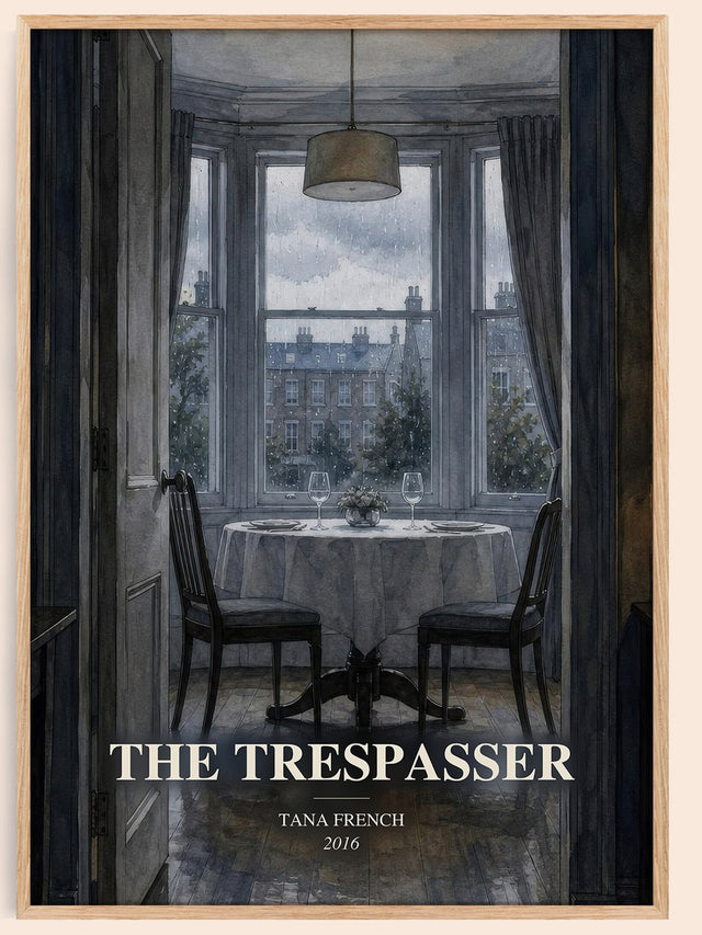 The Trespasser Book Watercolour Illustration by Tana French