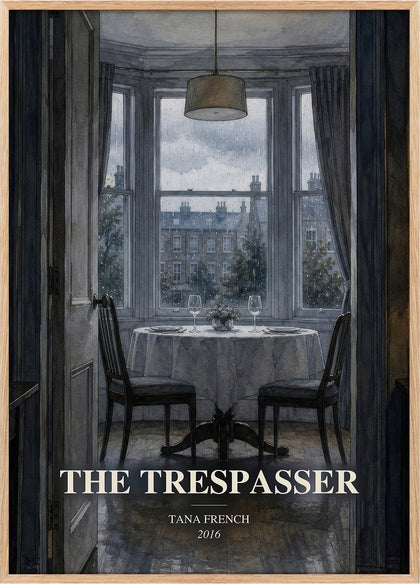 The Trespasser Book Watercolour Illustration by Tana French