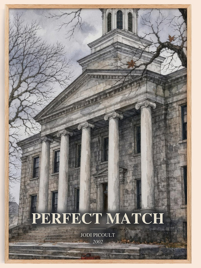 Perfect Match Book Watercolour Illustration by Jodi Picoult