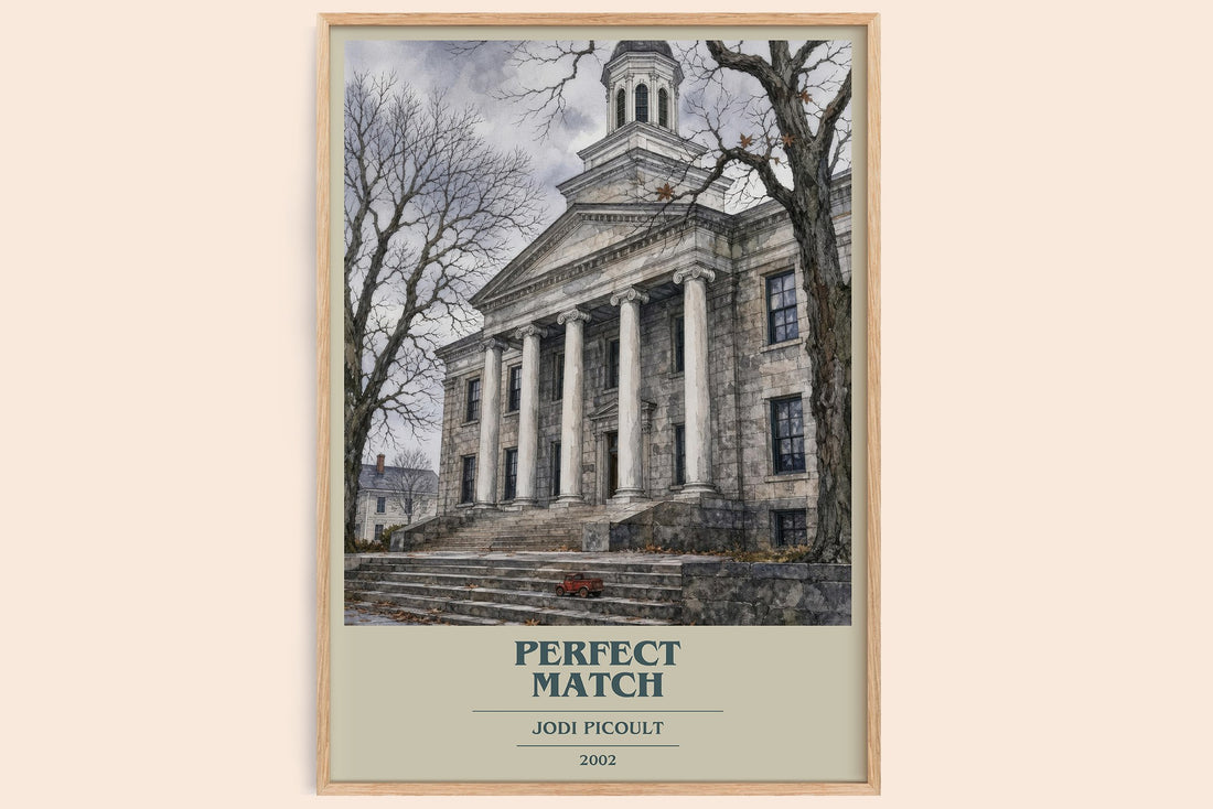 Perfect Match book cover book poster by Jodi Picoult – framed literary art print