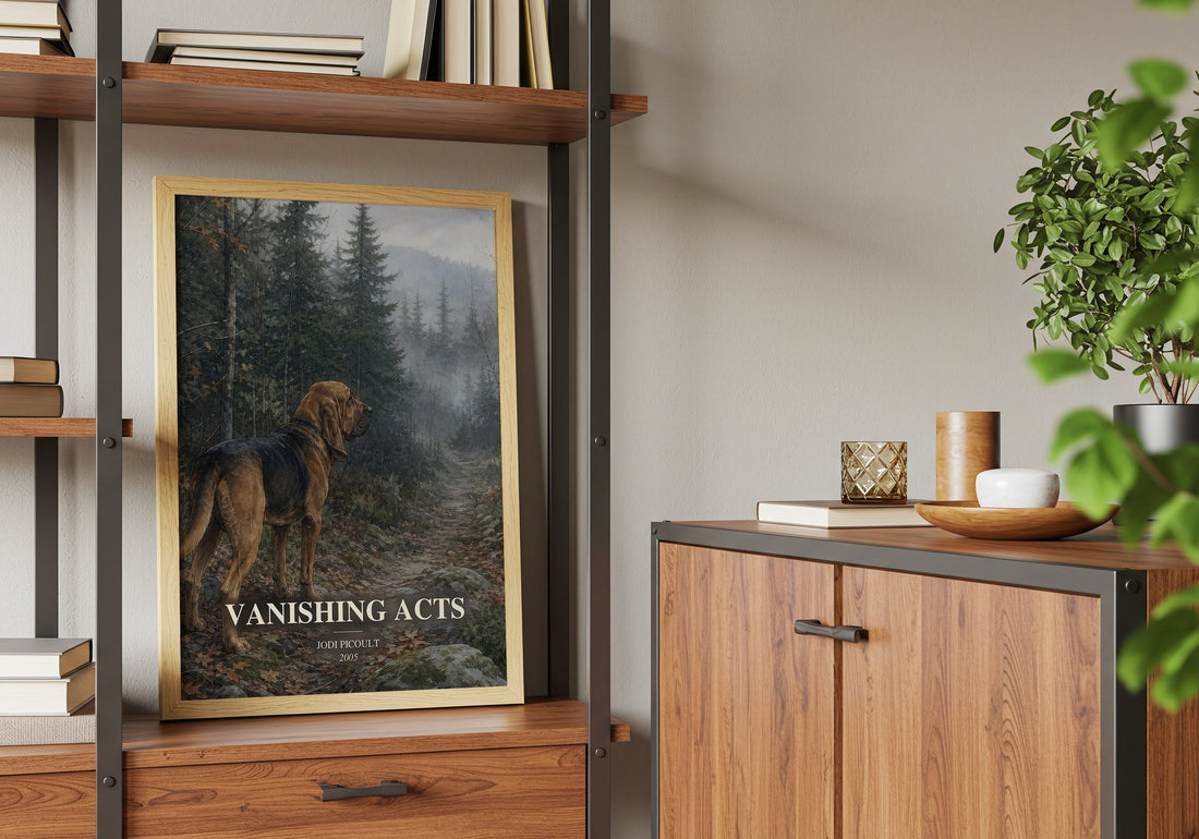 Vanishing Acts book watercolour illustration paper finish options – matte satin gloss