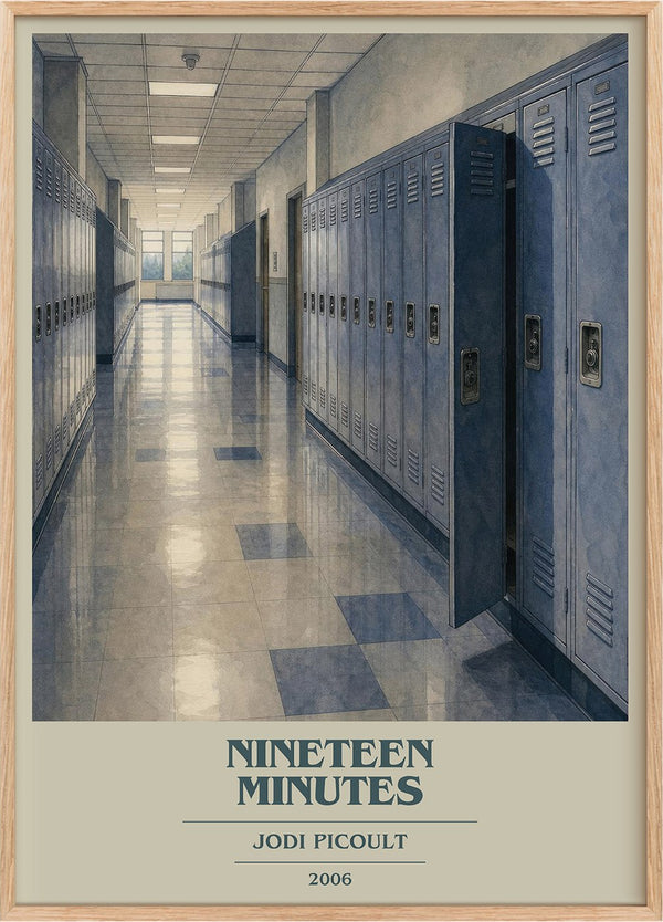 Nineteen Minutes Book Cover Poster by Jodi Picoult