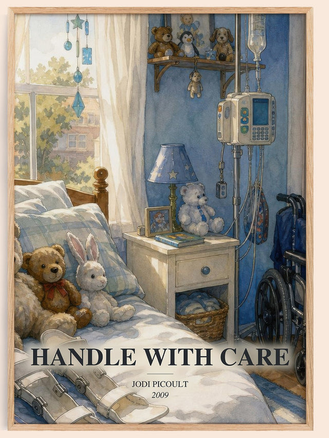 Handle with Care Book Watercolour Illustration by Jodi Picoult
