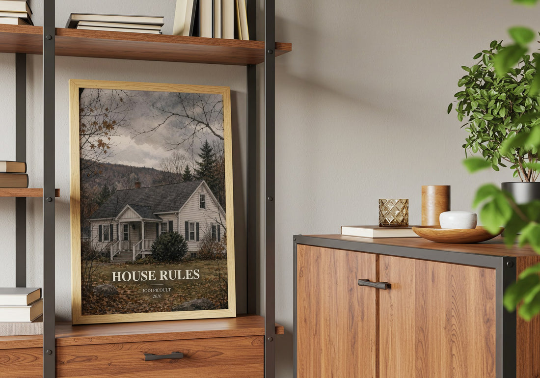 House Rules book watercolour illustration paper finish options – matte satin gloss