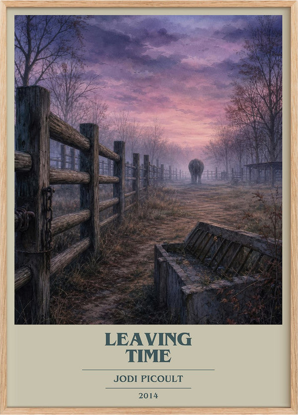 Leaving Time Book Cover Poster by Jodi Picoult