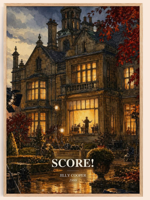 Score! Book Watercolour Illustration by Jilly Cooper