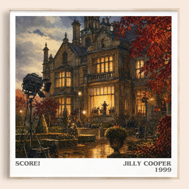 Score! Literary Art Print by Jilly Cooper