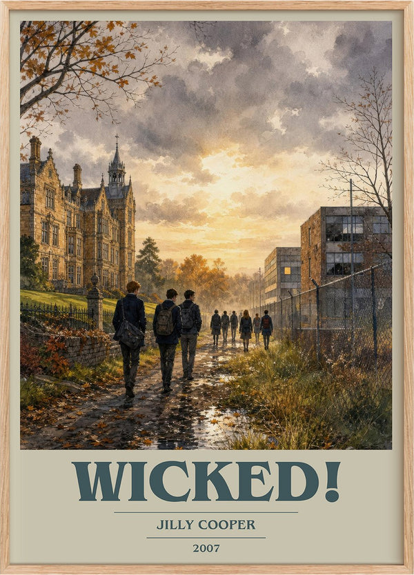 Wicked! Book Cover Poster by Jilly Cooper