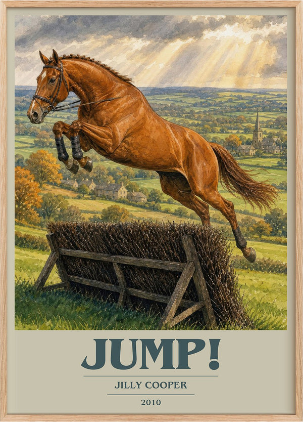 Jump! Book Cover Poster by Jilly Cooper