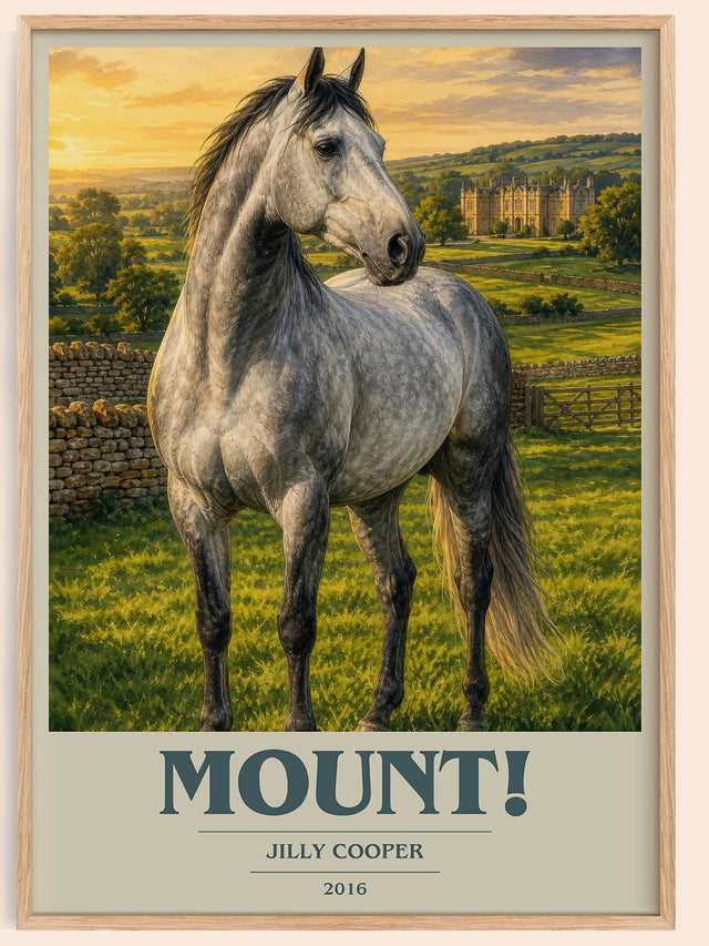 Mount! Book Cover Poster by Jilly Cooper