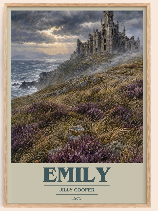 Emily Book Cover Poster by Jilly Cooper