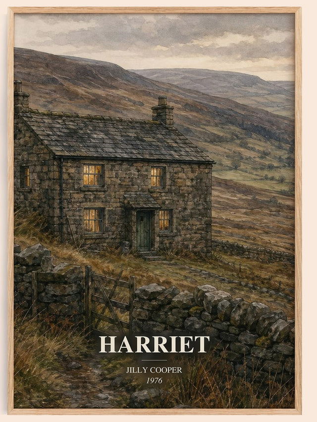 Harriet Book Watercolour Illustration by Jilly Cooper
