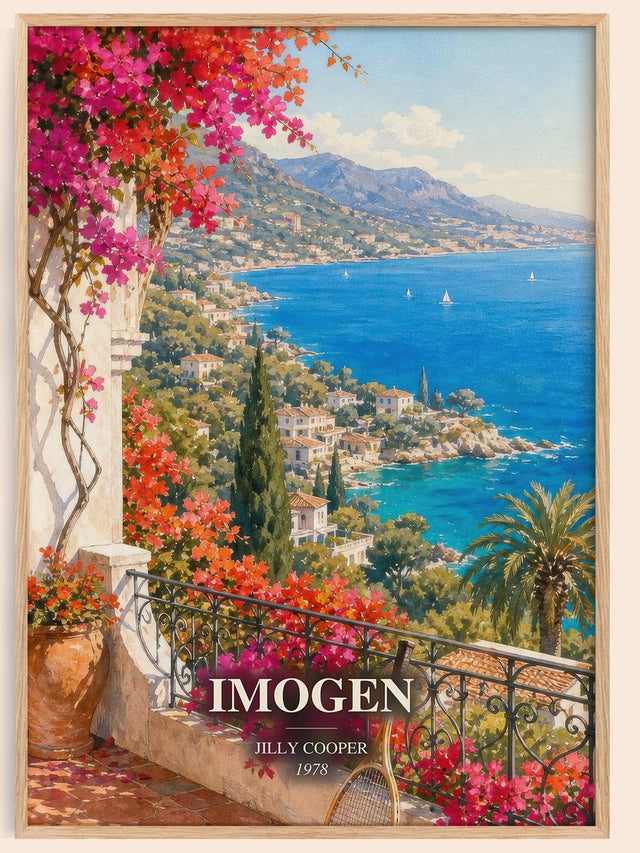 Imogen Book Watercolour Illustration by Jilly Cooper