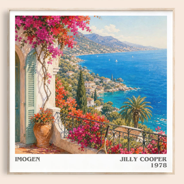 Imogen Literary Art Print by Jilly Cooper