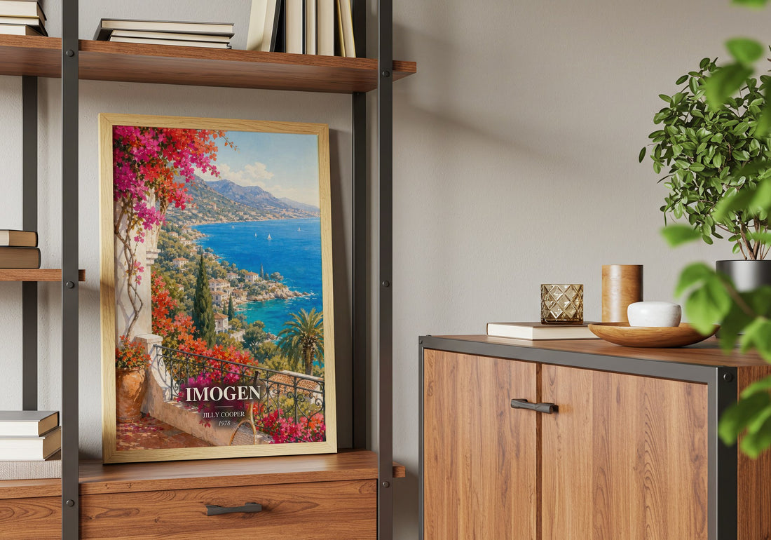 Imogen book watercolour illustration paper finish options – matte satin gloss