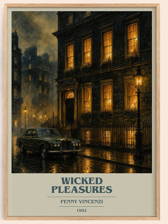 Wicked Pleasures Book Cover Poster by Penny Vincenzi