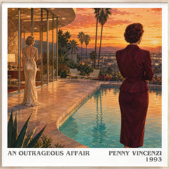 An Outrageous Affair Literary Art Print by Penny Vincenzi