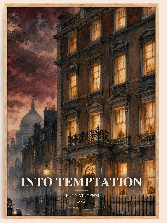 Into Temptation Book Watercolour Illustration by Penny Vincenzi
