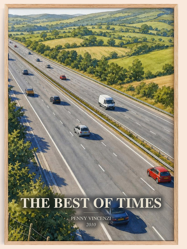 The Best of Times Book Watercolour Illustration by Penny Vincenzi