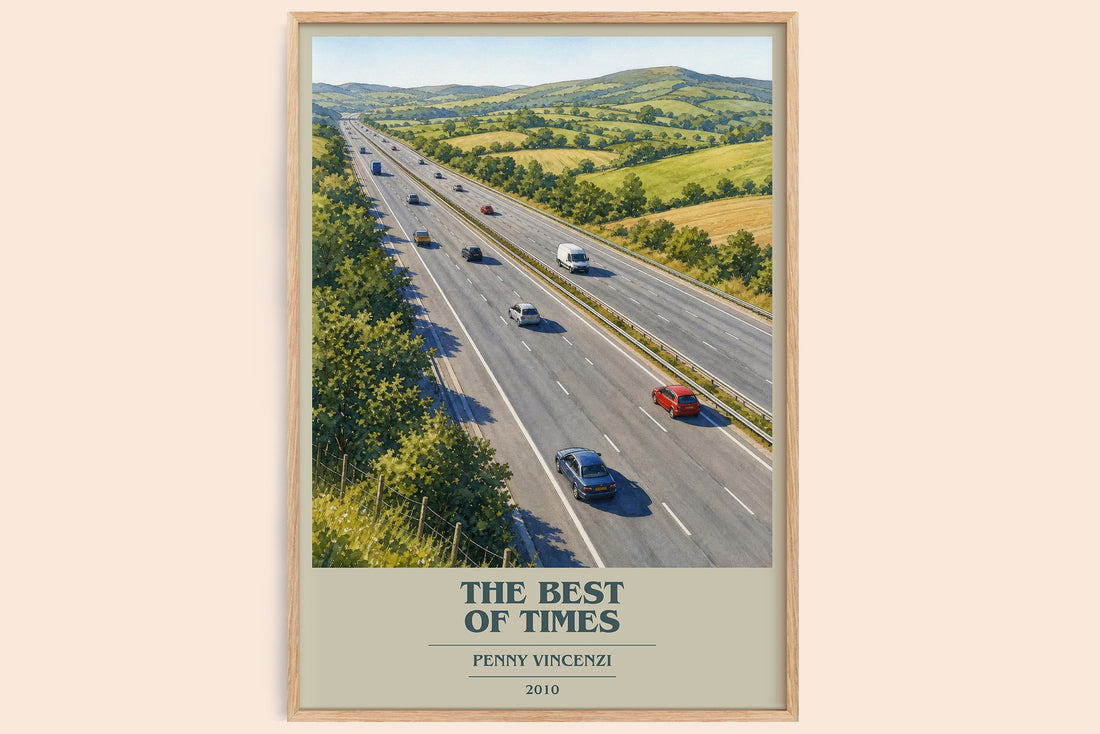 The Best of Times book cover book poster by Penny Vincenzi – framed literary art print