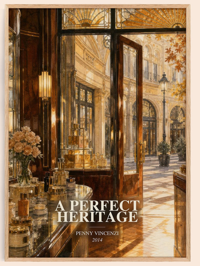 A Perfect Heritage Book Watercolour Illustration by Penny Vincenzi