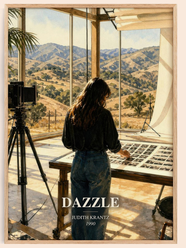 Dazzle Book Watercolour Illustration by Judith Krantz