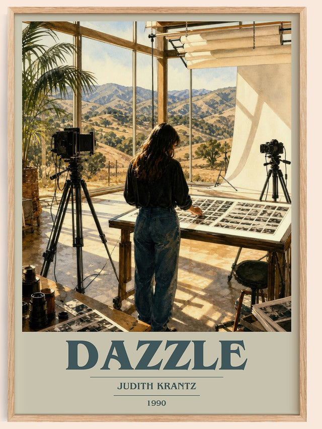 Dazzle Book Cover Poster by Judith Krantz