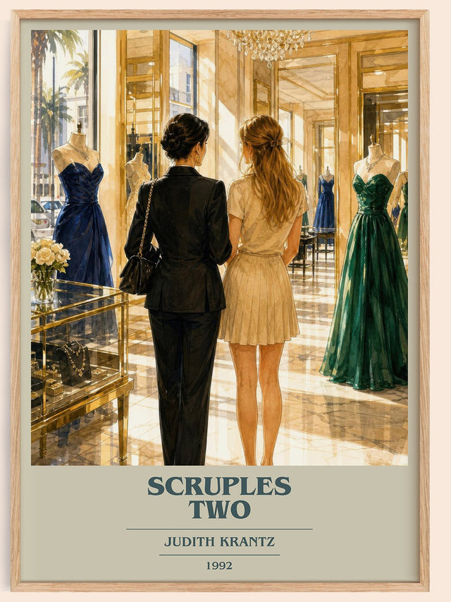 Scruples Two Book Cover Poster by Judith Krantz