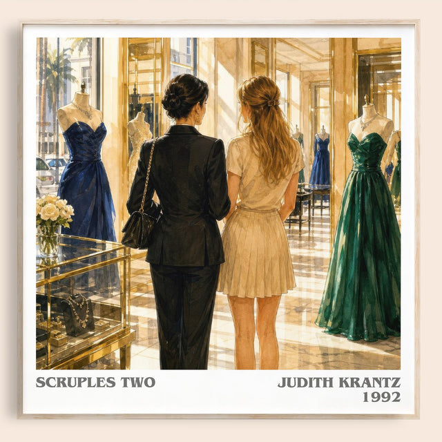 Scruples Two Literary Art Print by Judith Krantz