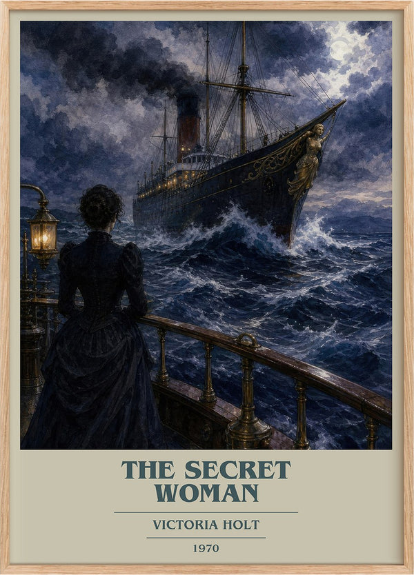 The Secret Woman Book Cover Poster by Victoria Holt