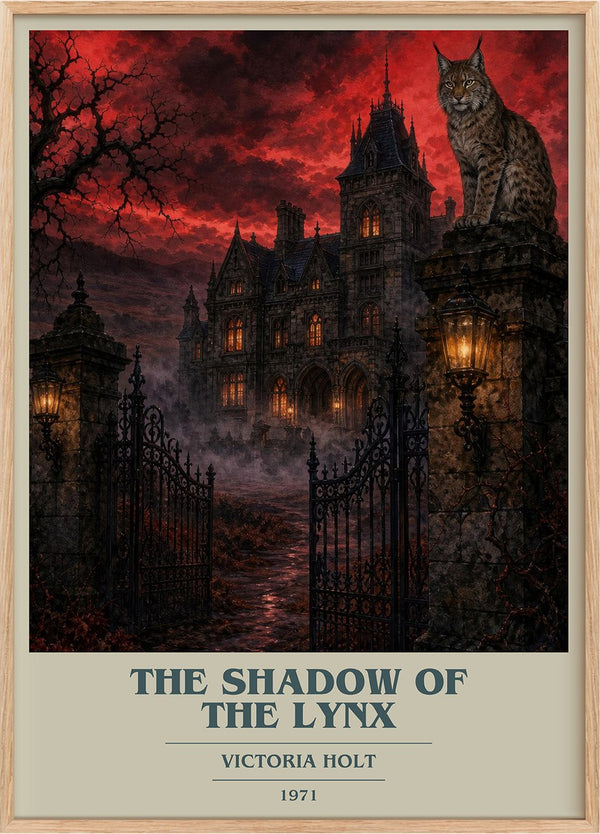 The Shadow of the Lynx Book Cover Poster by Victoria Holt